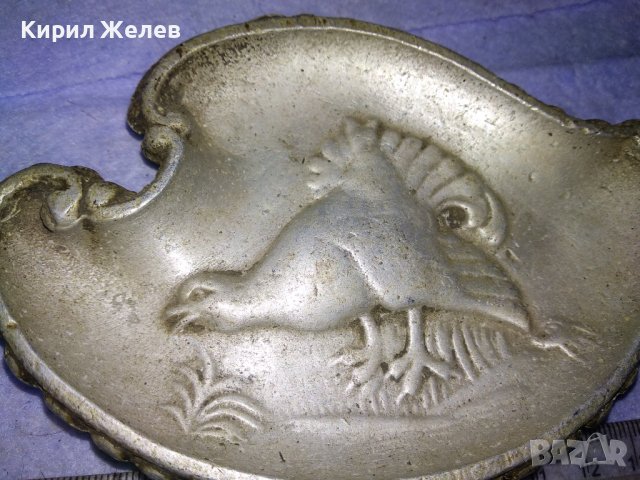 СТАРИННА КОЛЕКЦИОНЕРСКА МЕТАЛНА БОНБОНИЕРА ЧИНИЙКА с ПТИЦА МАЙСТОРСКА ИЗРАБОТКА 41546, снимка 4 - Колекции - 43739019