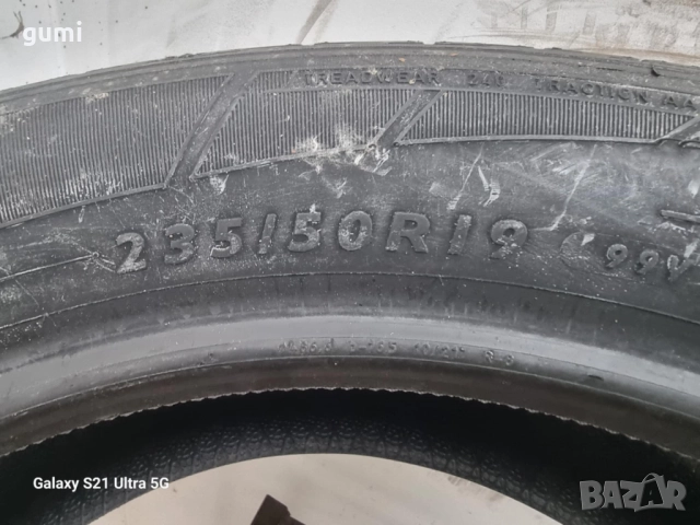 1бр лятна гума 235/50/19 DUNLOP L03711 , снимка 3 - Гуми и джанти - 51480209