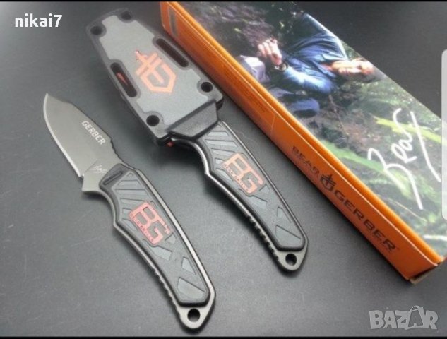 ловен нож тактически GERBER за оцеляване комбинирано острие мега здрав , снимка 4 - Ножове - 27204496
