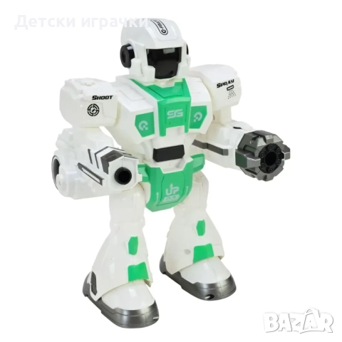 Робот с дистанционно и пара - ходи, стреля, светлина и звук , снимка 5 - Други - 52249593