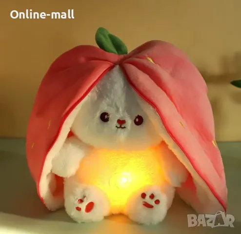 Дишаща плюшена играчка Зайче, Плюшена играчка за сън, снимка 2 - Плюшени играчки - 49131008