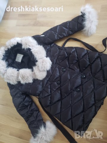 Страхотно Черно яке Moncler с гъши пух