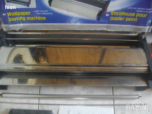 Нова Ръчна Машина Поставяне/Залепяне Тапети-До 58 см-Дания/Германия-Пълен Комплект-Инокс/Неръждавейк, снимка 12 - Други инструменти - 37493065