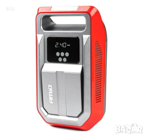 Компресор за автомобил, дигитален, фенерче+ екран, помпа за гуми, 25л/мин, снимка 4 - Аксесоари и консумативи - 43805559