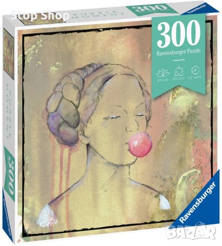 Ravensburger Puzzle Пъзел Bubblegumlady 300-Piece Puzzle