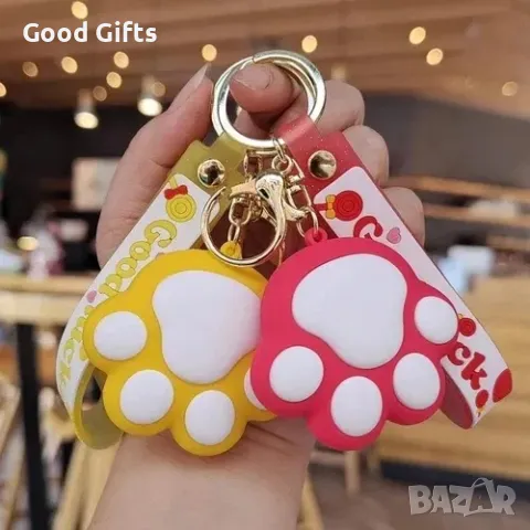 Ключодържател Котешка Лапичка, котешки лапички играчки, снимка 4 - Други - 50160508