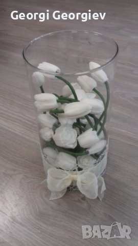 Ароматни цветя от глицеринов сапун , снимка 1 - Изкуствени цветя - 39598251