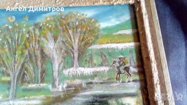 Картина смесена техника подписана , снимка 8 - Картини - 38521715