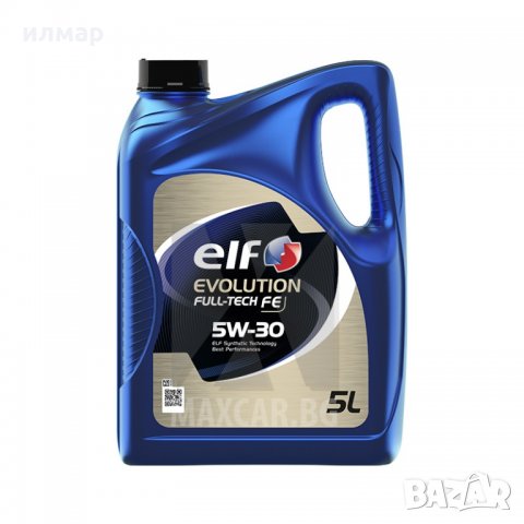 Моторно масло  - ELF EVOLUTION FULL-TECH FE 5W30 - 5 литра, снимка 1 - Части - 32856635
