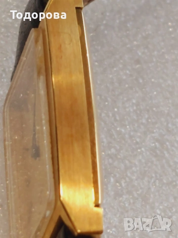 Швейцарски златен 18к часовник от 70те год. на 20 век.Злато 18 грама в 18к.Циферблат злато, снимка 7 - Мъжки - 53394988