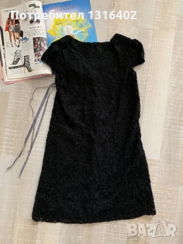 Къса черна рокля,р-р S, снимка 9 - Рокли - 23863052