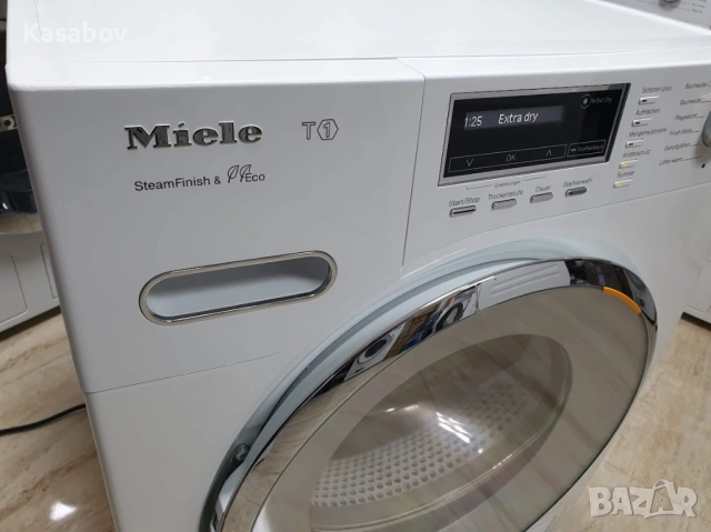9кг Пара Miele Сушилня с термопомпа Миеле 12м Гаранция, снимка 3 - Сушилни - 53580256