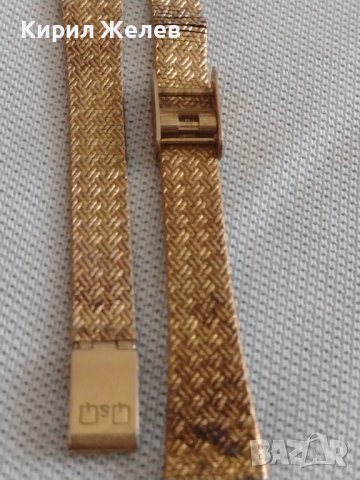 Две метални златисти маркови верижки/Q/Q за дамски часовник 42786, снимка 6 - Каишки за часовници - 43894741