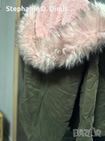 Дамска парка с огромен пух, снимка 2 - Якета - 52449116