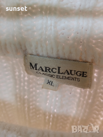 чисто бял пуловер,oversized ( XL) ,мек и лек, снимка 9 - Блузи с дълъг ръкав и пуловери - 44894148