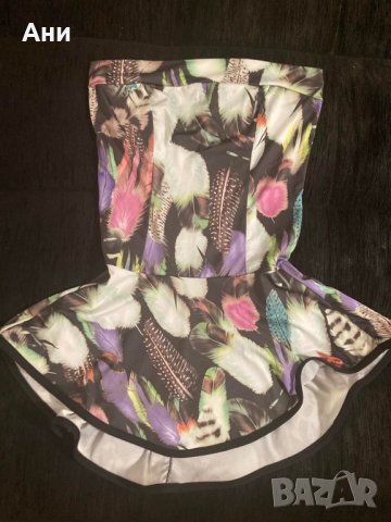 2 страхотни топа пеплум, снимка 5 - Корсети, бюстиета, топове - 36844359