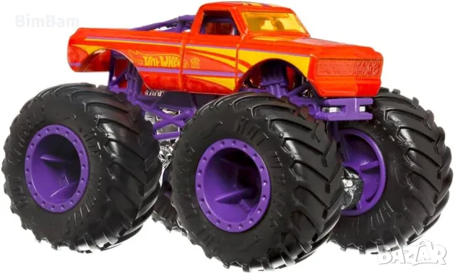 Количка Hot Wheels Monster Trucks Color Shifters - Pure Muscle, снимка 2 - Коли, камиони, мотори, писти - 48942497