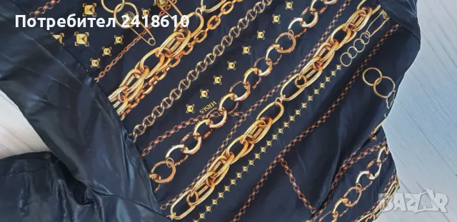 Versace VERSUS Gianni Versace Womens Long Down Jacket Size 44/ M- L ОРИГИНАЛ! Дамско пухено яке Двул, снимка 7 - Якета - 49388887