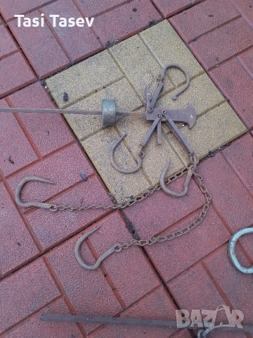 Стари кантари с топуз - 100 кг и 20 кг, снимка 5 - Антикварни и старинни предмети - 52672756