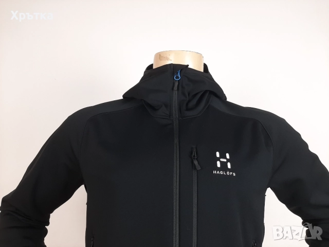 Haglofs Mistral Hood Gore - Оригинално мъжко софтшел яке размер M, снимка 6 - Якета - 52829536