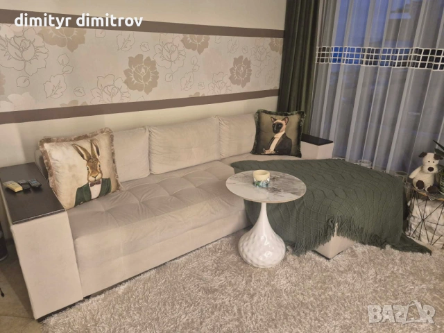 Удобен ъглов разтегателен диван, снимка 3 - Дивани и мека мебел - 53512582