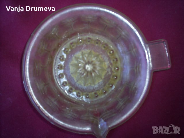 стъклена сокоизтисквачка от едно време, снимка 6 - Аксесоари за кухня - 38240424