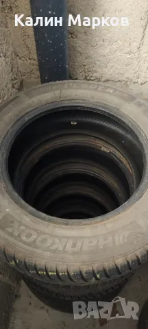 Летни зимни гуми 195/65/15 стоманени джанти 15ки Пежо 4х108, снимка 8 - Гуми и джанти - 49650877