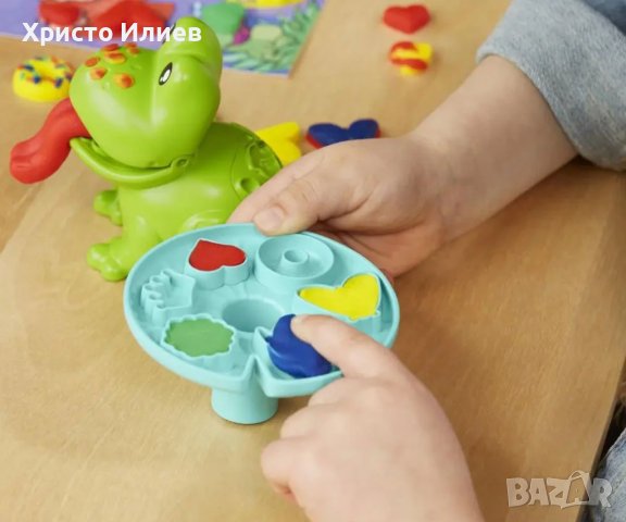 Play Doh - Комплект за игра жаба и мек пластелин Hasbro моделин, снимка 5 - Пластелини, моделини и пясъци - 43726487