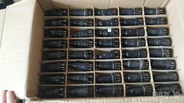 американски RCA метални радиолампи, снимка 2 - Друга електроника - 47532899