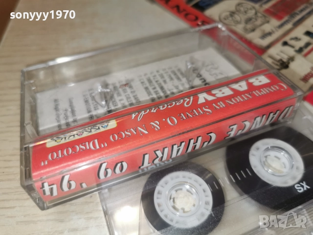 DANCE CHART 09/94 2412251133, снимка 6 - Аудио касети - 52890343