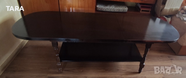 Ретро холна масичка разтегателна с коментар по цената., снимка 2 - Маси - 51579432