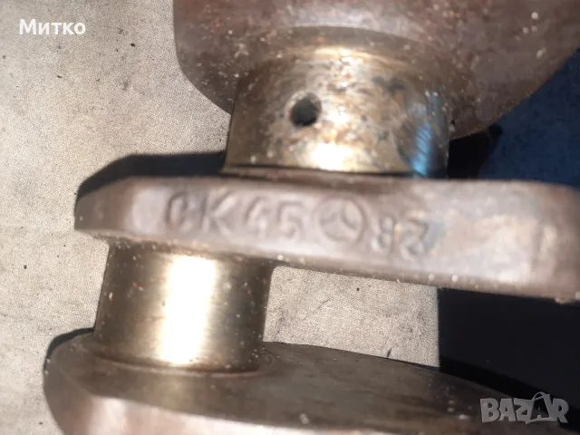 Ретро колянов вал с бутала и биели за 6 цилиндров редови двигател за Мерцедес мотор М 180 , снимка 7 - Части - 49062140