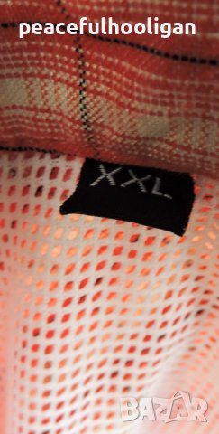 SCHOFFEL Enzo Men`s Orange/Beige Checked Long Sleeve Outdoor  Shirt - мъжка  риза с дълъг ръкав 2XL, снимка 14 - Ризи - 44015844