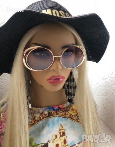 Дамски кръгли слънчеви очила , снимка 12 - Слънчеви и диоптрични очила - 28947102