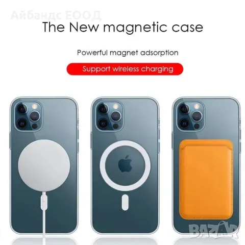 ПРОМО! Калъф с Magsafe за iPhone 11/12/13/14/15/16 PLUS, PRO и PRO MAX, снимка 6 - Калъфи, кейсове - 49456759