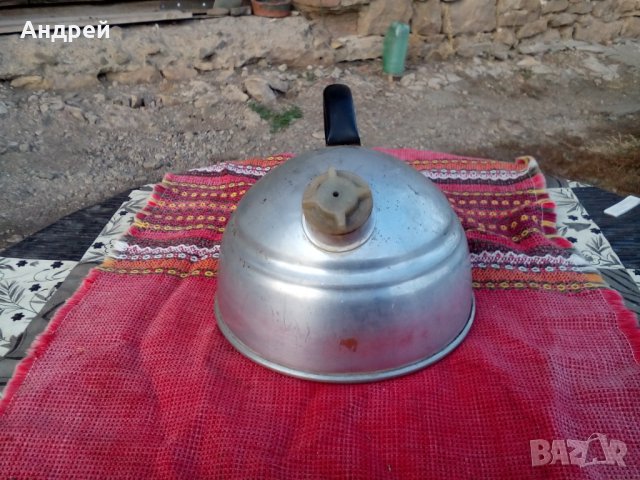 Стар алуминиев чайник #5, снимка 2 - Антикварни и старинни предмети - 27309014