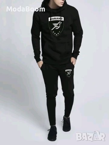 🔥Мъжки черни комплекти с вата или без🔥, снимка 3 - Спортни дрехи, екипи - 43258299