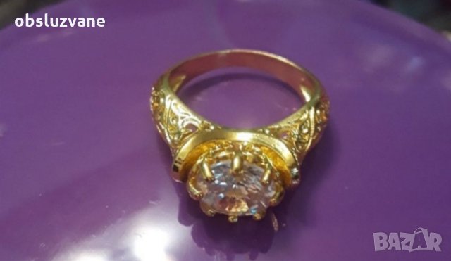 Луксозен пръстен с диамант 💥, снимка 7 - Пръстени - 32761402
