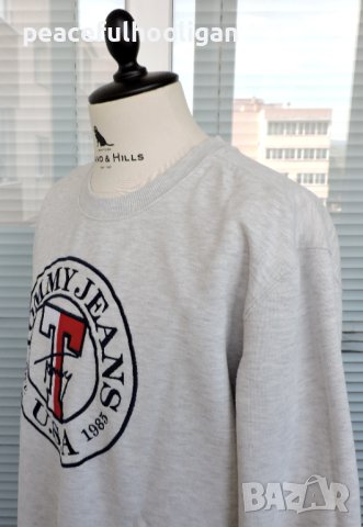 Tommy Hilfiger Tommy Jeans U.S.A. - мъжка блуза с дълъг ръкав размер L , снимка 12 - Блузи - 43255129