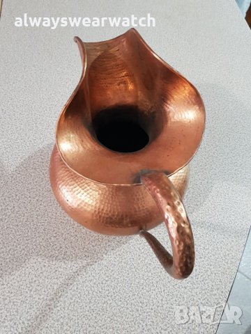 Декоративна медна кана / ваза, снимка 4 - Вази - 28131028