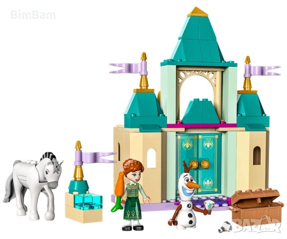 Конструктор LEGO® FROZEN 43204 - Забавления в замъка с Анна и Олаф / Disney /  108 части, снимка 4 - Конструктори - 43295000