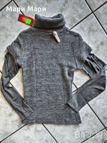Дамско поло сиво, снимка 15 - Блузи с дълъг ръкав и пуловери - 16555204