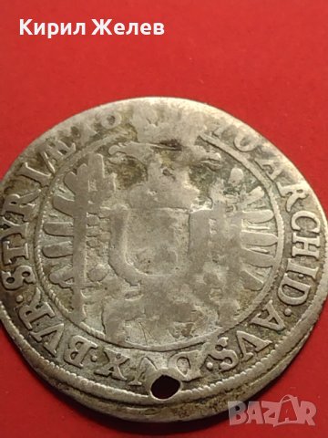 Сребърна монета 6 кройцера Леополд първи Грац Херцогство Щирия 13740, снимка 7 - Нумизматика и бонистика - 42984523