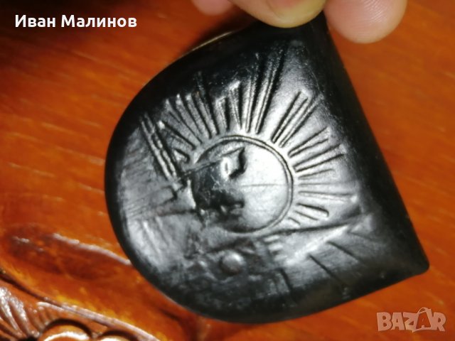 Старо руско кожено портмоне , снимка 1 - Антикварни и старинни предмети - 26418768