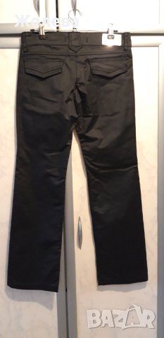 Дамски черен панталон, с ниска талия XS, снимка 5 - Панталони - 43259009