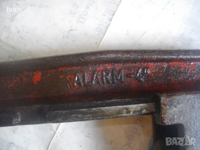 4" Цола Немски Масивен ТРЪБОРЕЗ за рязане на стоманени тръби ALARM  ОТЛИЧЕН 65см/4,5 кг Захват 14см, снимка 12 - Други инструменти - 47325806