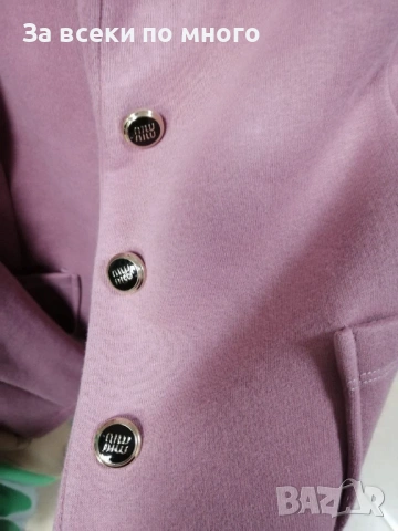 Дамски Костюм Miu Miu   Всококачествено памучно ватирано трико, снимка 3 - Костюми - 53433280