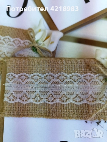 Рустик номера за маси за сватба, снимка 3 - Декорация - 52354022