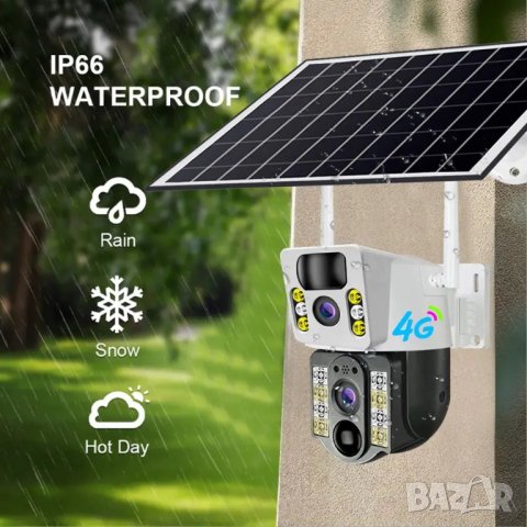 Камера Ruitewei 5MP 10x увеличение, PIR, 2 обектива, снимка 11 - IP камери - 43896017