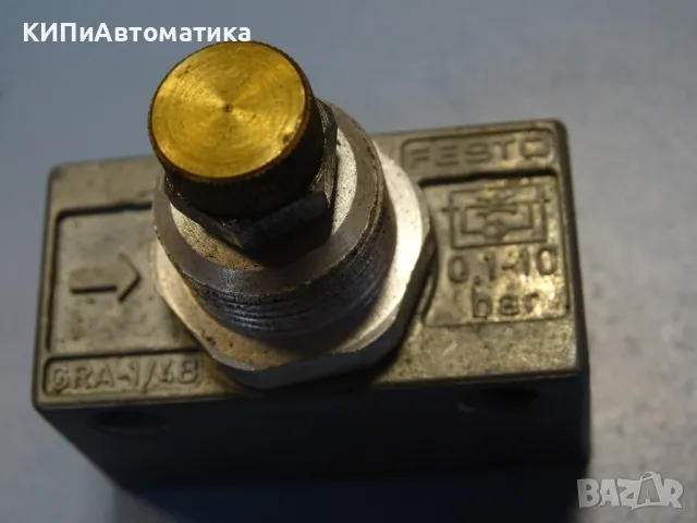 пневматичен регулатор Festo GRA-1/4-B one-way Flow Control Valve 0.1-10Bar, снимка 3 - Резервни части за машини - 48767269
